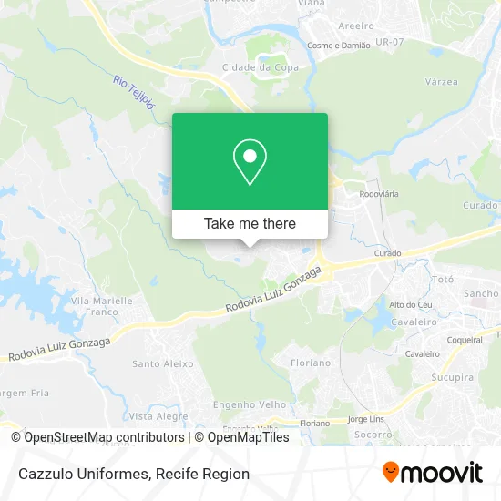 Cazzulo Uniformes map