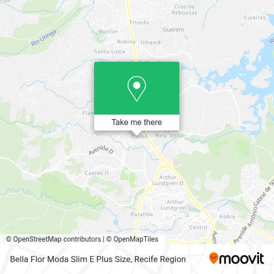 Bella Flor Moda Slim E Plus Size map