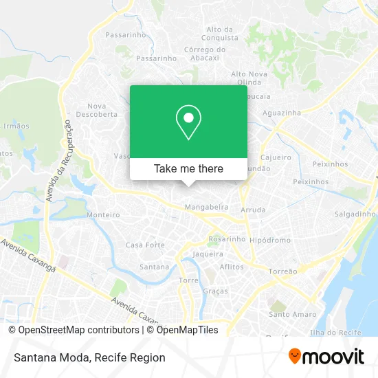 Santana Moda map