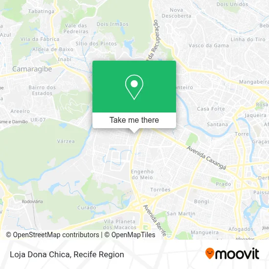 Loja Dona Chica map