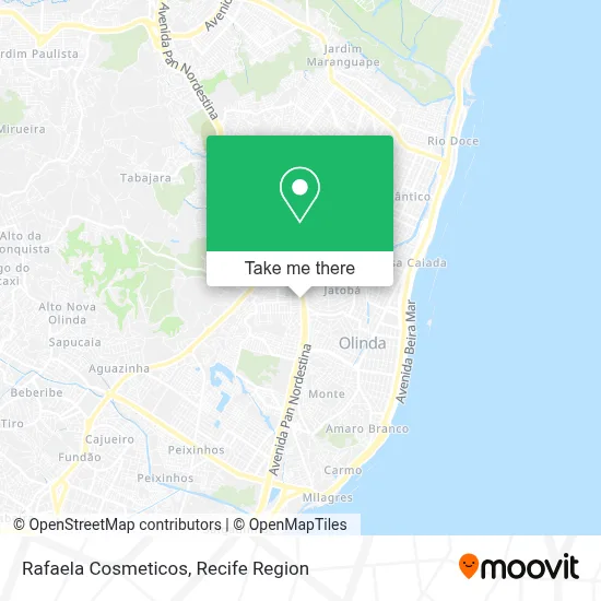 Rafaela Cosmeticos map