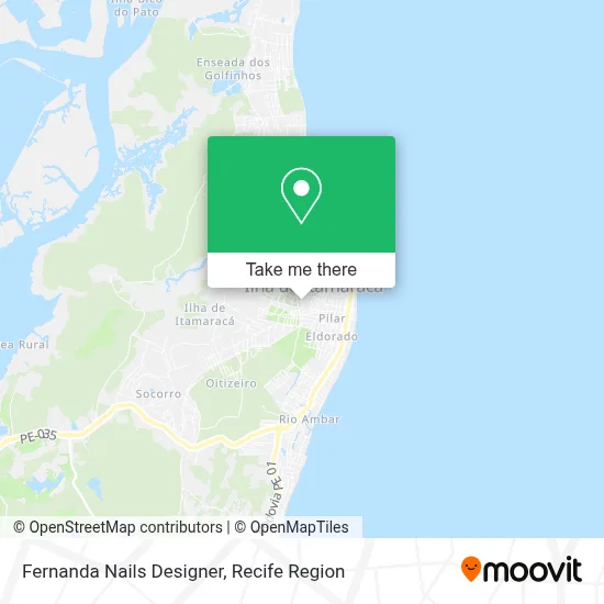 Fernanda Nails Designer map
