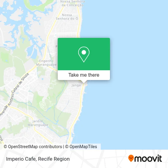 Imperio Cafe map