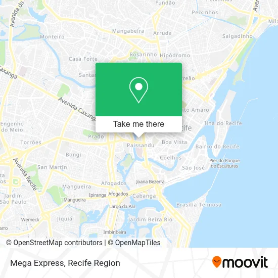 Mega Express map