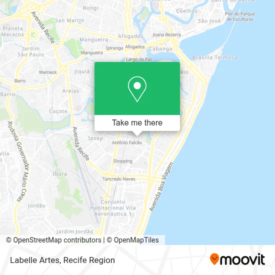 Labelle Artes map