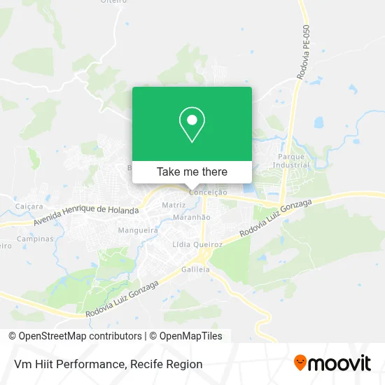Vm Hiit Performance map