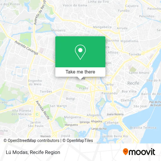 Lú Modas map