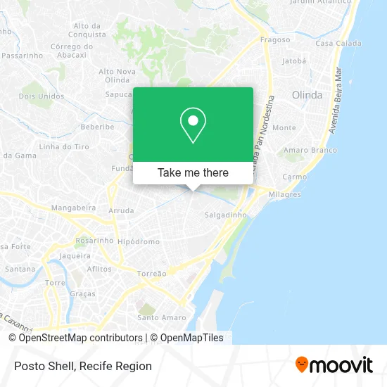 Posto Shell map