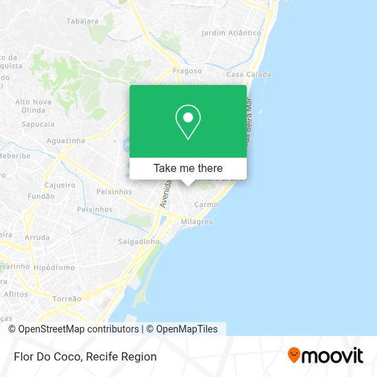 Flor Do Coco map