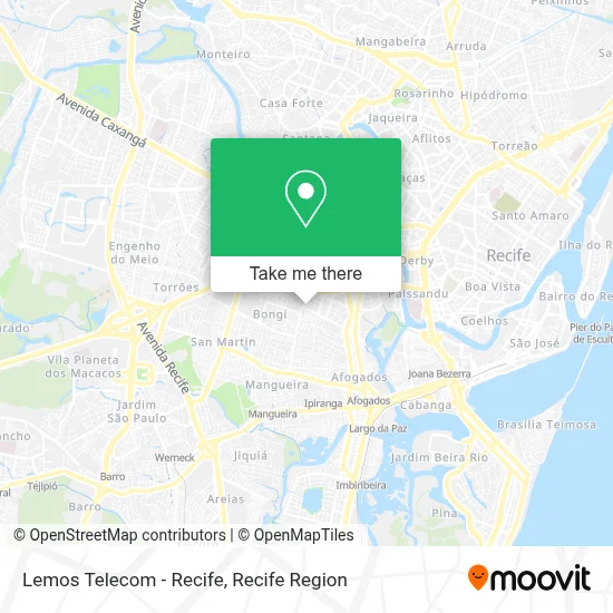 Lemos Telecom - Recife map
