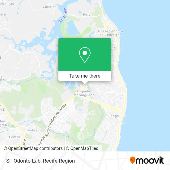 SF Odonto Lab map