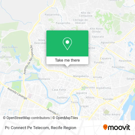 Pc Connect Pe Telecom map