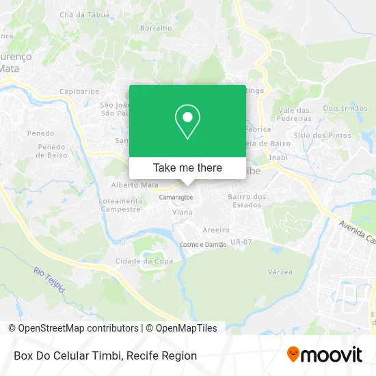 Box Do Celular Timbi map