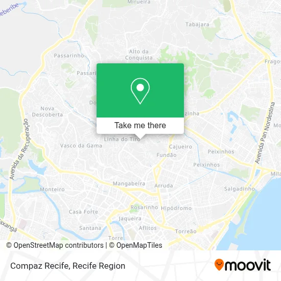 Compaz Recife map