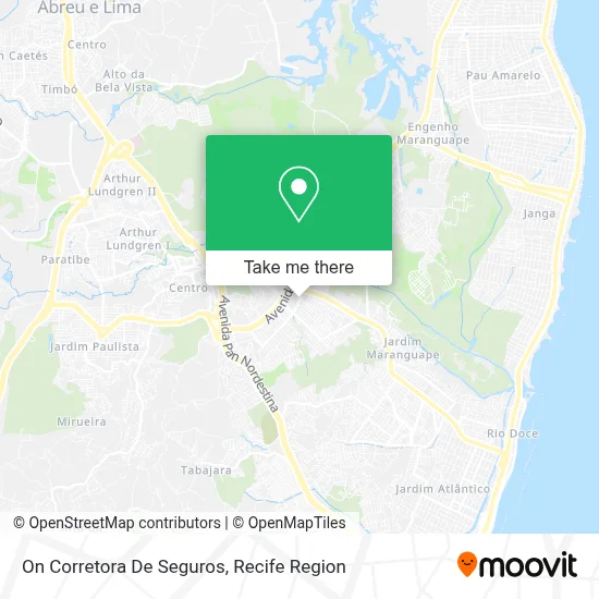 On Corretora De Seguros map