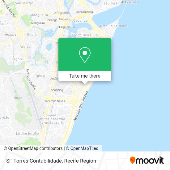 SF Torres Contabilidade map