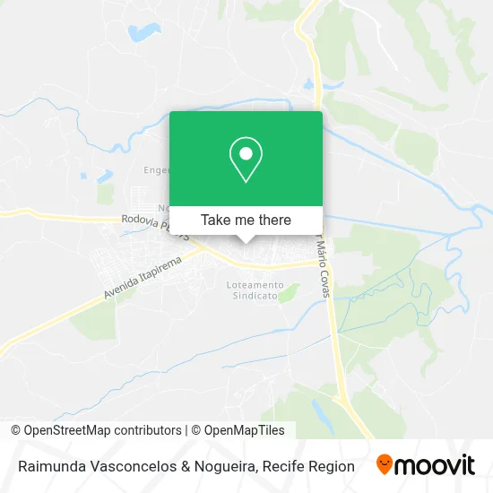 Raimunda Vasconcelos & Nogueira map