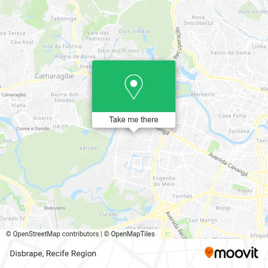 Disbrape map