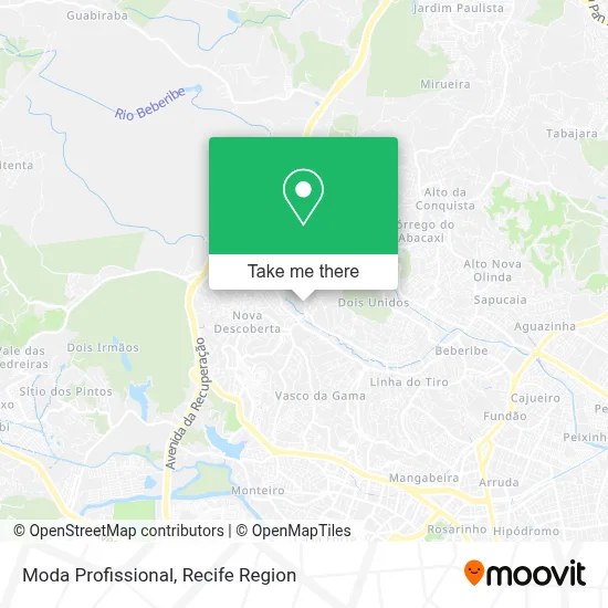 Moda Profissional map