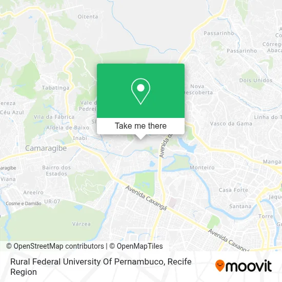 Rural Federal University Of Pernambuco map