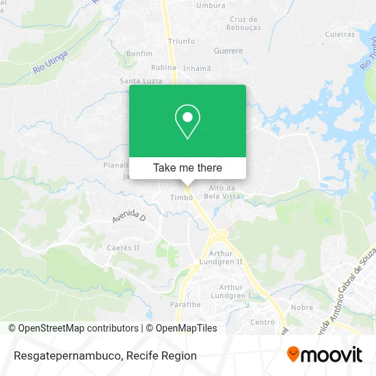 Resgatepernambuco map