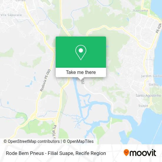 Rode Bem Pneus - Filial Suape map