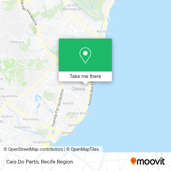 Cais Do Parto map