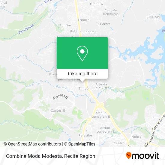 Combine Moda Modesta map