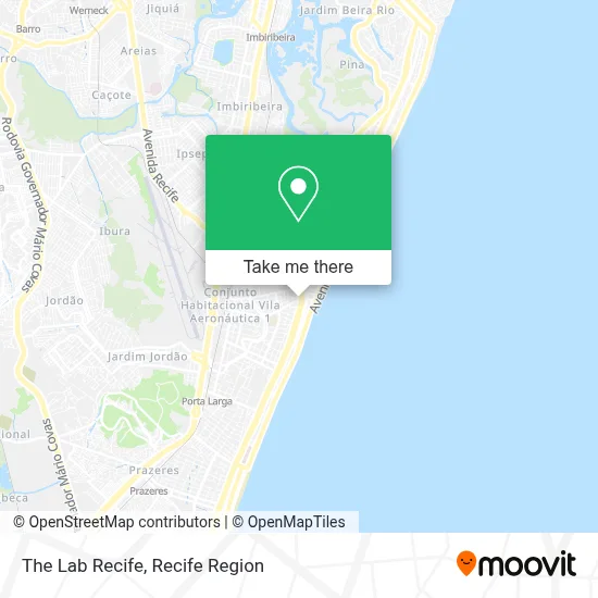 The Lab Recife map