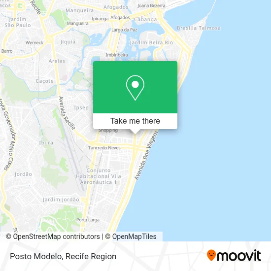 Posto Modelo map
