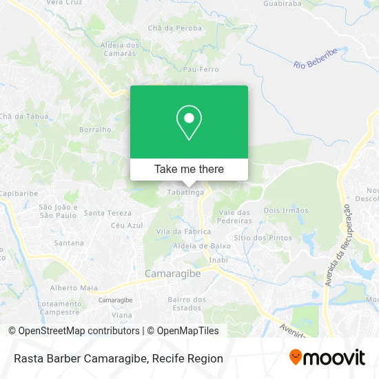 Rasta Barber Camaragibe map