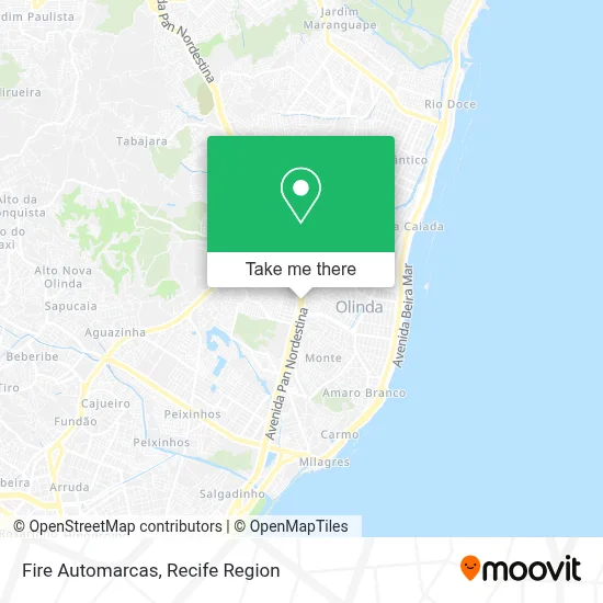 Fire Automarcas map