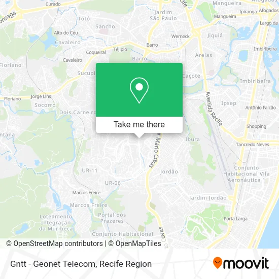 Gntt - Geonet Telecom map