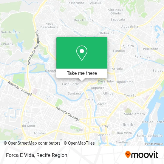 Forca E Vida map