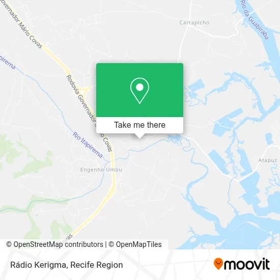 Rádio Kerigma map