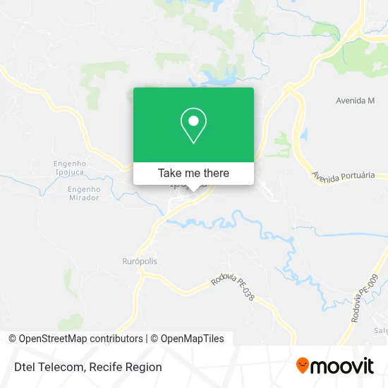 Dtel Telecom map