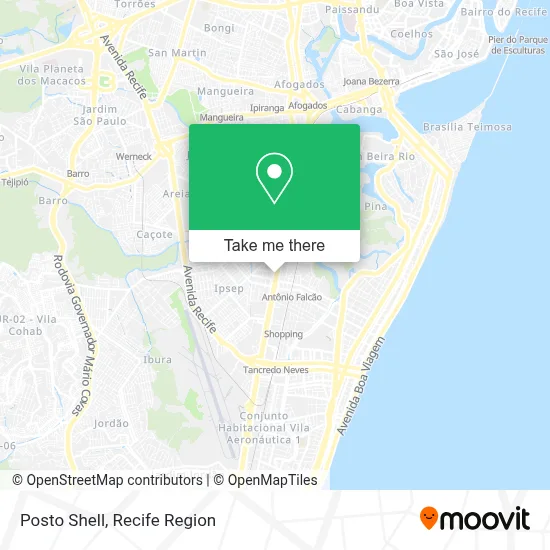 Posto Shell map