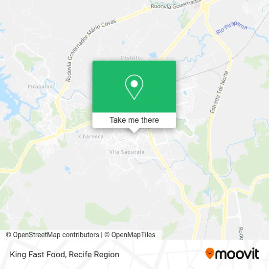 King Fast Food map