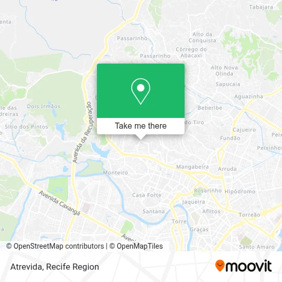 Atrevida map
