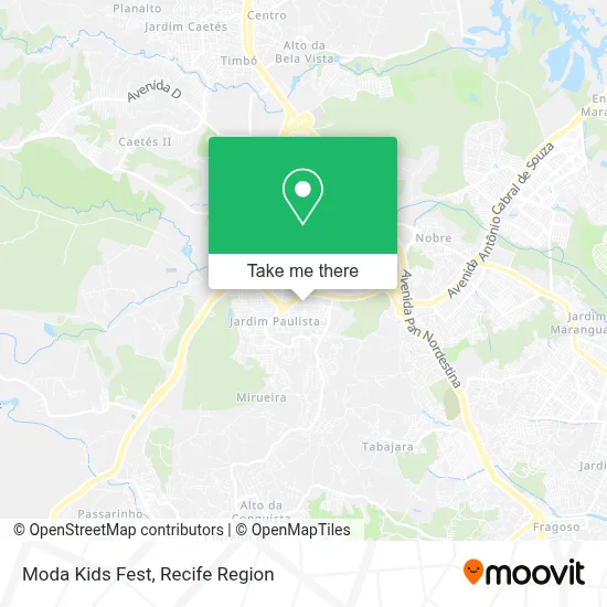 Moda Kids Fest map