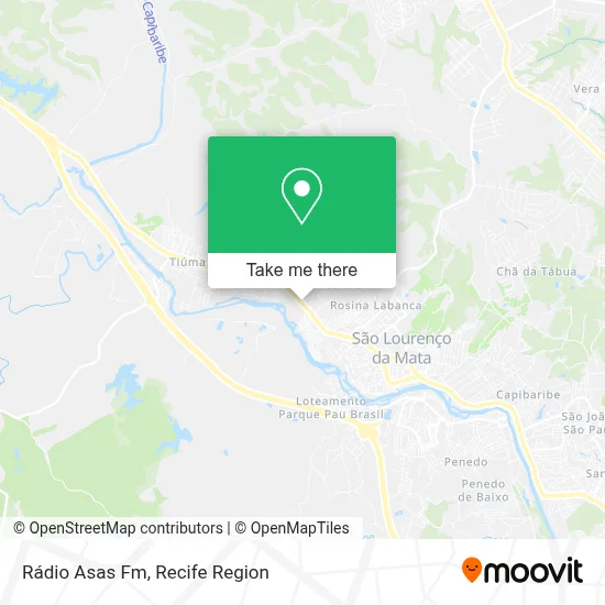 Rádio Asas Fm map