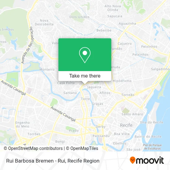 Rui Barbosa Bremen - Rui map