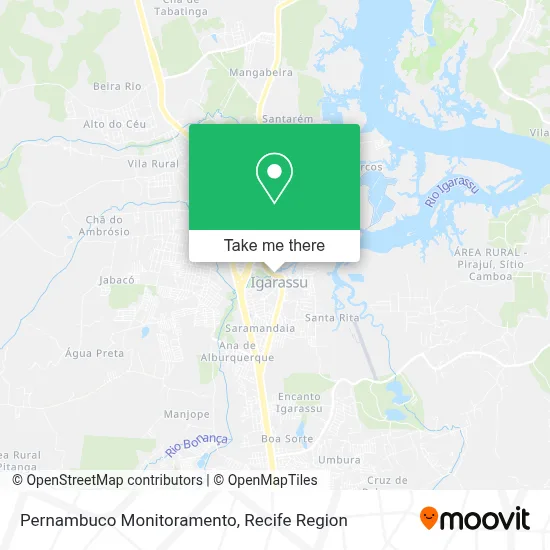 Pernambuco Monitoramento map