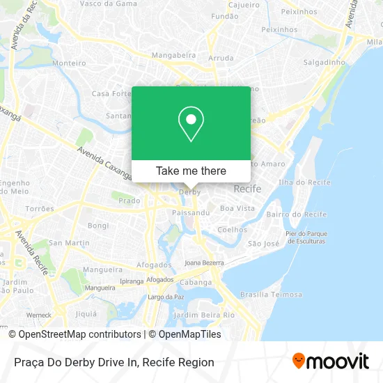 Praça Do Derby Drive In map