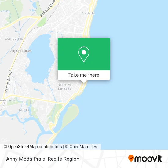 Anny Moda Praia map