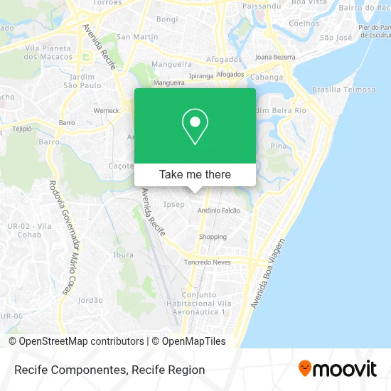 Recife Componentes map