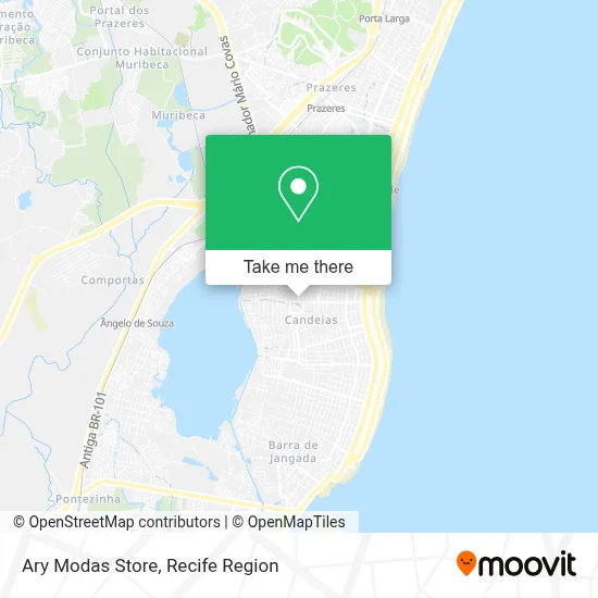Ary Modas Store map