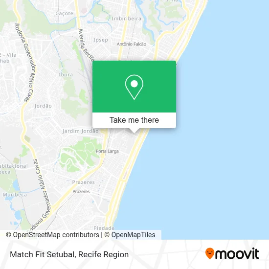 Match Fit Setubal map