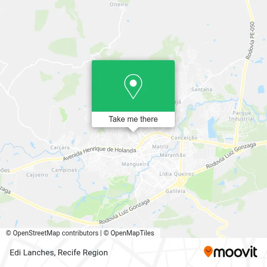 Edi Lanches map