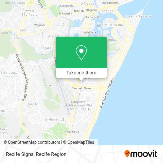 Recife Signs map